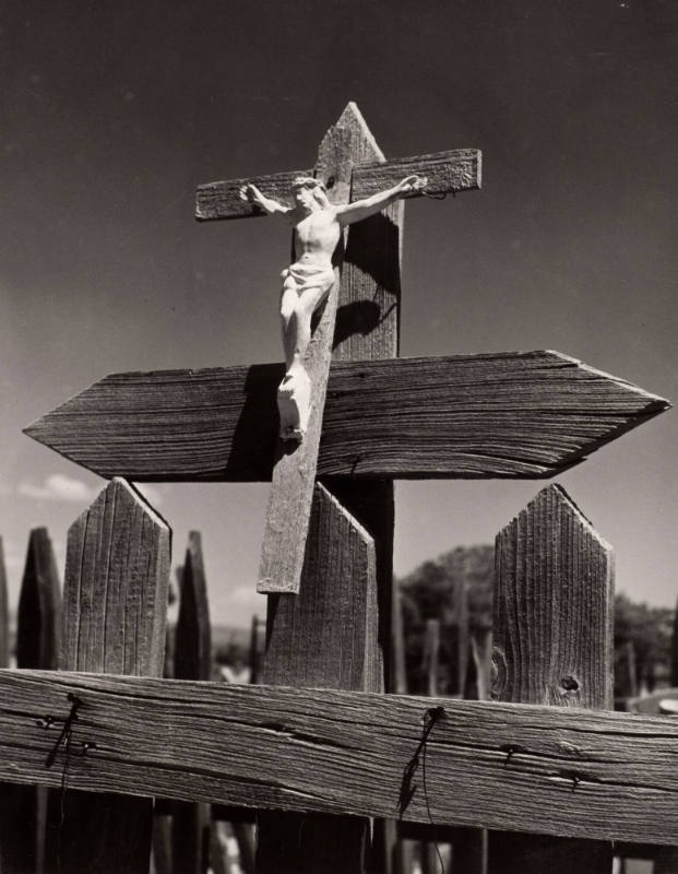 Miner's Grave in the Cemetery of the Ghost Town of Madrid, New Mexico
