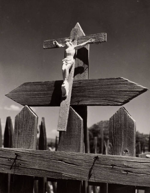Miner's Grave in the Cemetery of the Ghost Town of Madrid, New Mexico