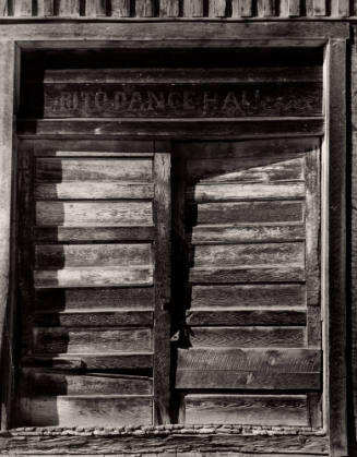 Door of El Rito Dance Hall, El Rito, New Mexico
