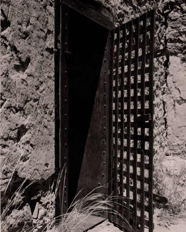 Door of Old Jail, Hillsboro, New Mexico