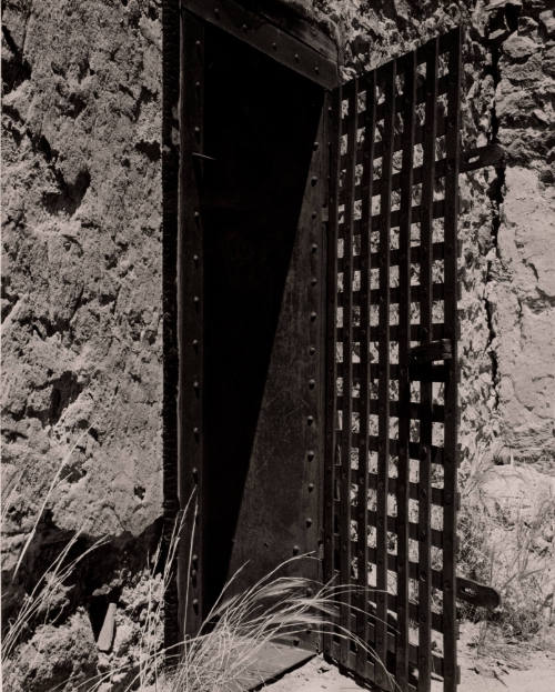 Door of Old Jail, Hillsboro, New Mexico