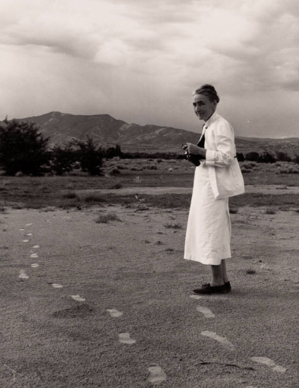 Untitled (O'Keeffe in Profile with Camera), New Mexico