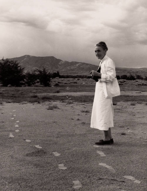 Untitled (O'Keeffe in Profile with Camera), New Mexico
