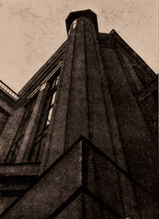 Corner of the Vkhutemas Building on Rozhdestvenka Street, Moscow
