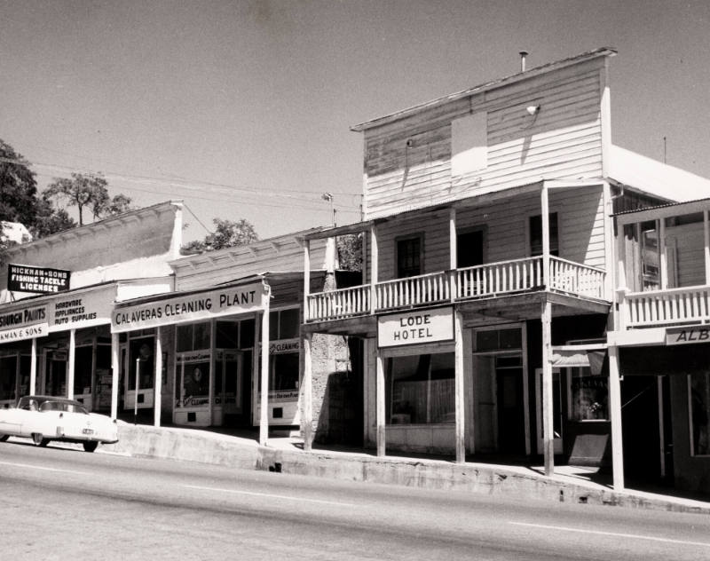 The Main Street of Angels Camp, California