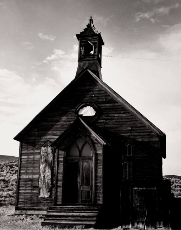 The Methodist Church in the Ghost Town of Bodie, Calif.