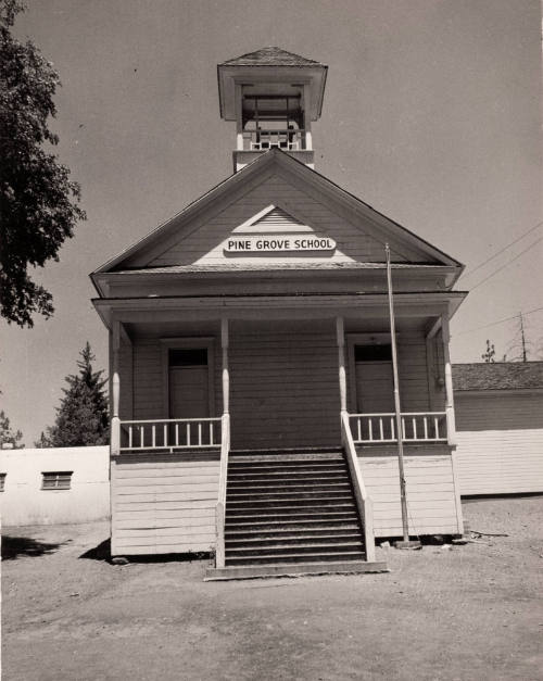 School House in the Village of Pine Grove, California
