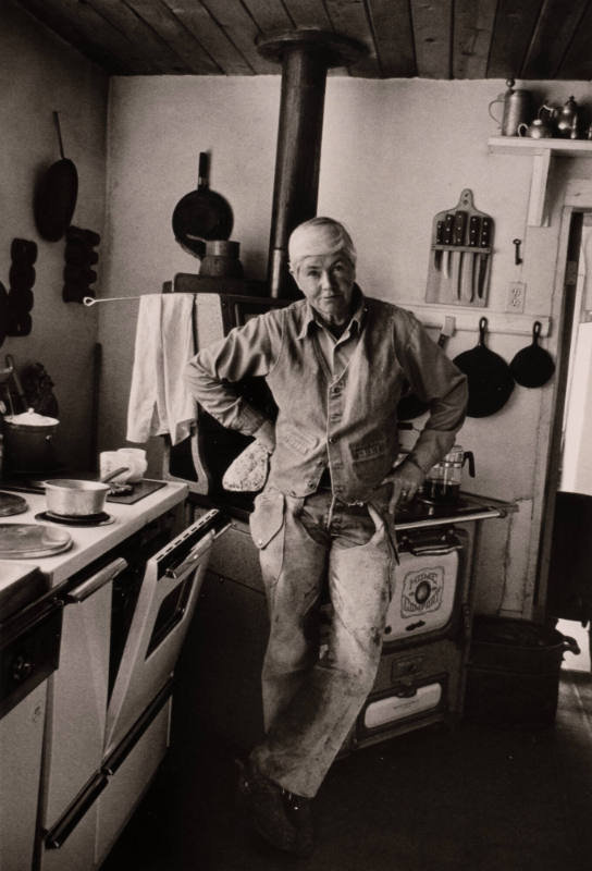 Gretchen Sammis in Kitchen, Chase Ranch