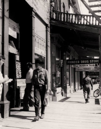 View of C Street in Virginia City, Nevada