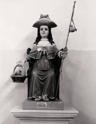 Figure in Abiquiu Church, New Mexico