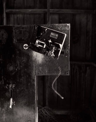 Control Panel at Abandoned Cash Entry Mine Near Los Cerrillos, New Mexico