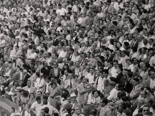 Bullfight Crowd, Barcelona, Spain
