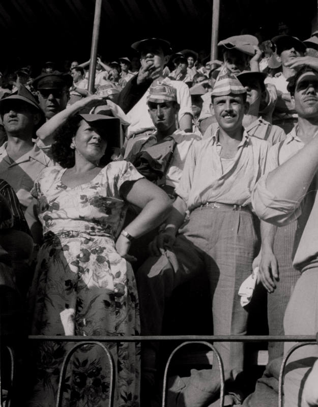 Bullfight Crowd, Barcelona, Spain