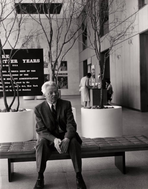 Roy Stryker at Amon Carter Museum, Ft. Worth, Texas