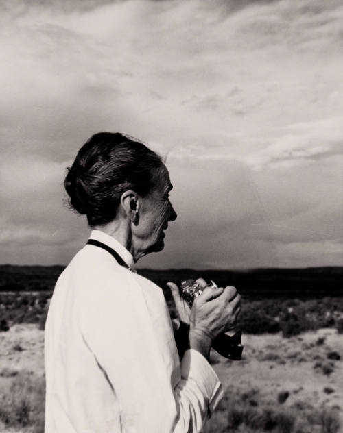 Untitled (O'Keeffe with Camera), New Mexico