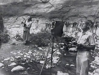 Untitled (Georgia O'Keeffe and Eliot Porter, Glen Canyon)