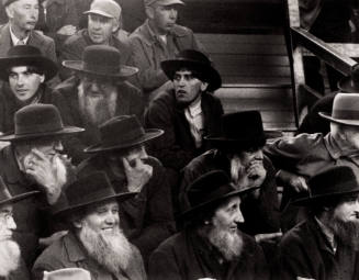 Amish Farmers at a Horse Auction, New Holland, Pennsylvania