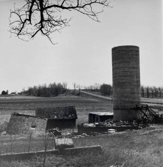 Abandoned Farm, Wisconsin (Low buildings with silo)