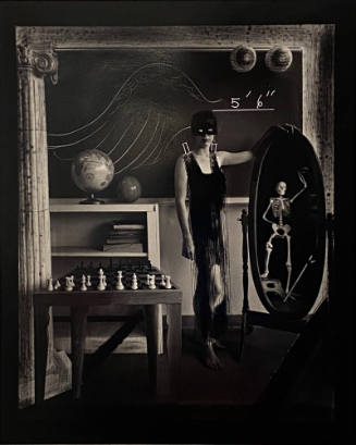 Untitled (Muse with Skeleton)
