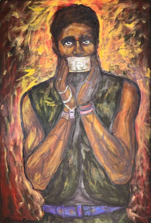 Gregory with Dollar Bill