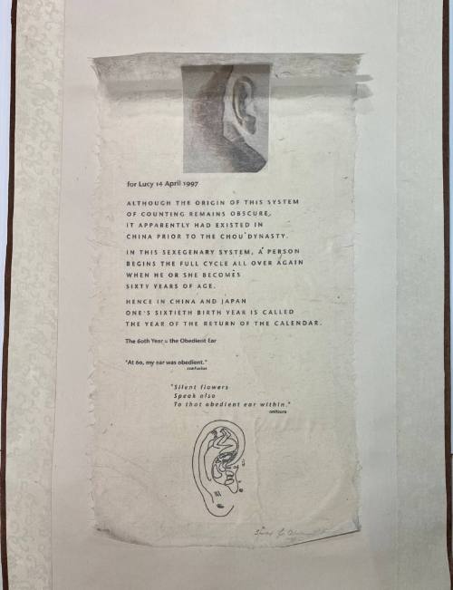 The Sixtieth Ear Equals the Obedient Ear