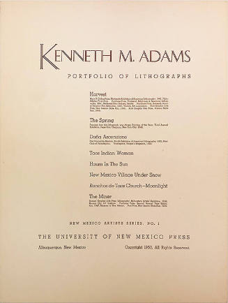 Portfolio of Lithographs