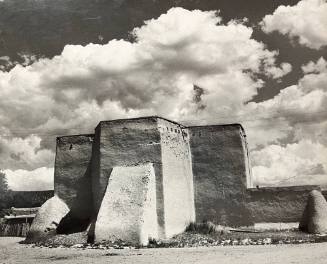 Rear View of the Church at Ranchos de Taos, New Mexico