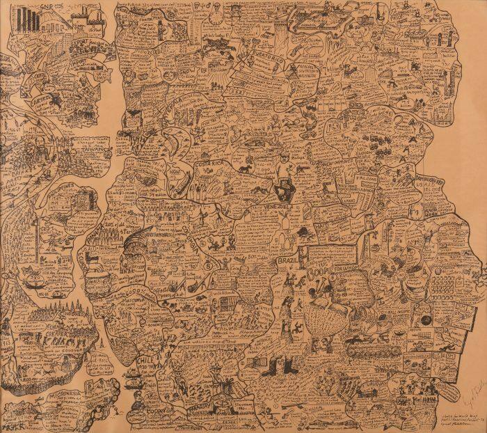 Sketch for World Map, Part I