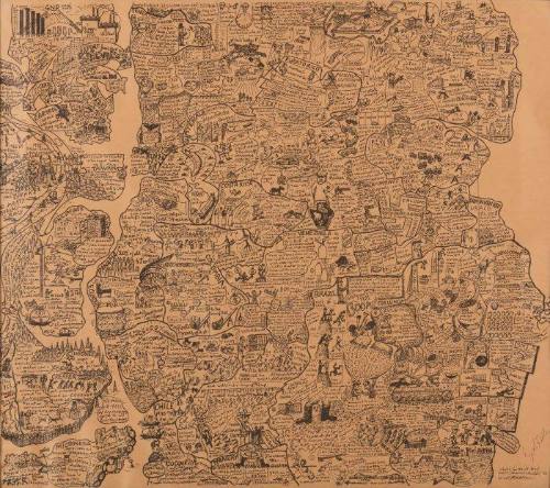 Sketch for World Map, Part I