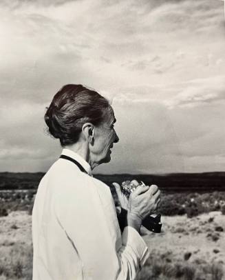 Untitled (Georgia holding a camera)