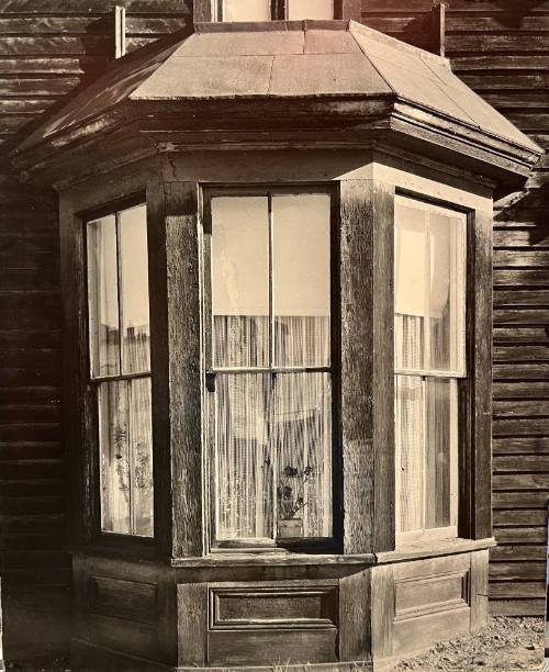 The Bay Windows of the Old H.A.W. Tabor House in Leadville, Colo.