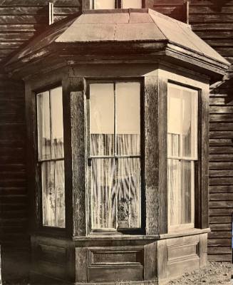 The Bay Windows of the Old H.A.W. Tabor House in Leadville, Colo.