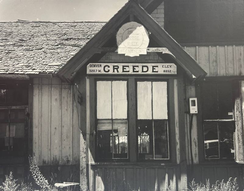 Denver and Rio Grande Railroad Station in Creede, Colorado