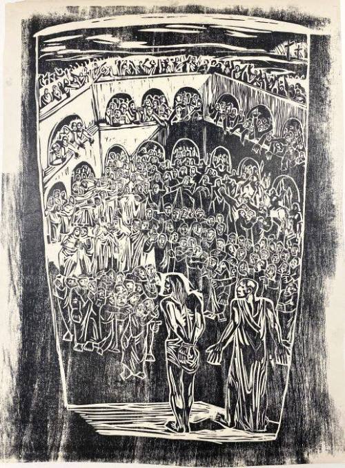 Untitled (Jesus with crowd)