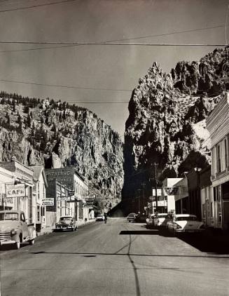 Main Street of the Old Mining Town of Creede, Colorado