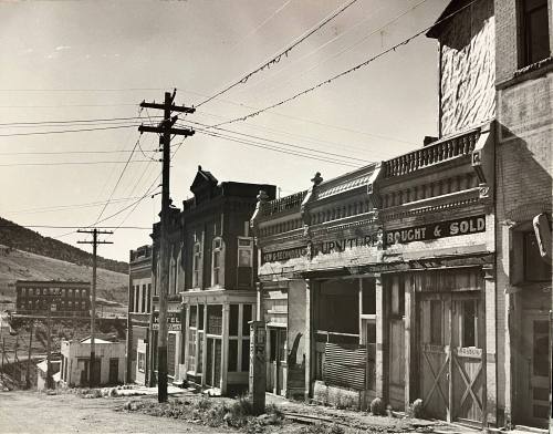 Main Street in the Old Mining Town of Victor, Colorado