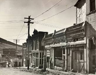 Main Street in the Old Mining Town of Victor, Colorado