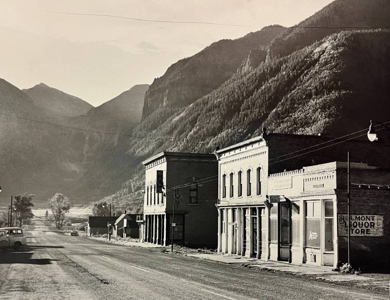 End of Main Street in Telluride, Colorado