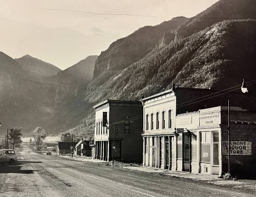End of Main Street in Telluride, Colorado