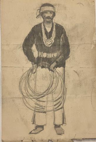 Navajo Man with Rope