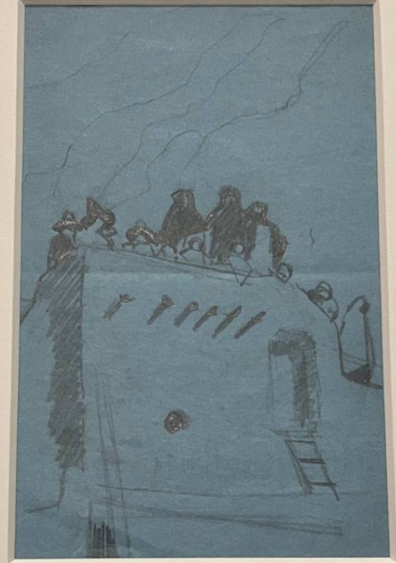 Indians Atop Taos Pueblo