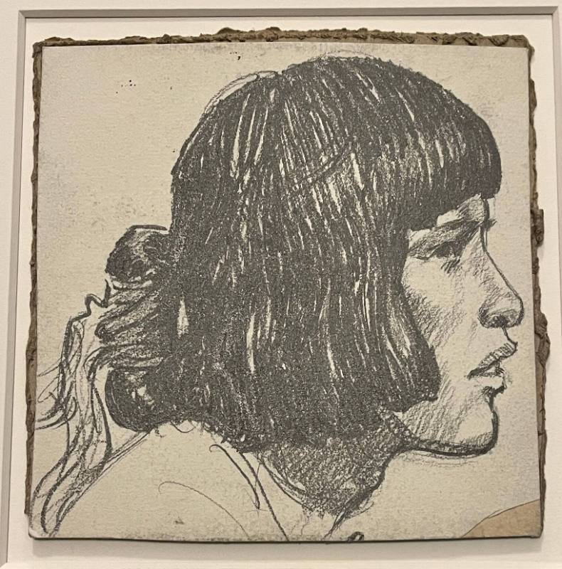 Head of a Young Brave in Profile