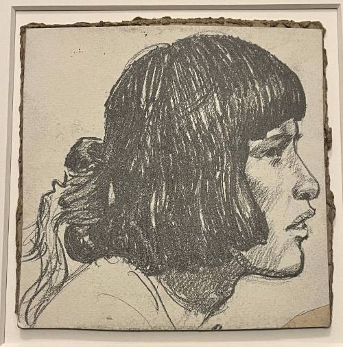 Head of a Young Brave in Profile