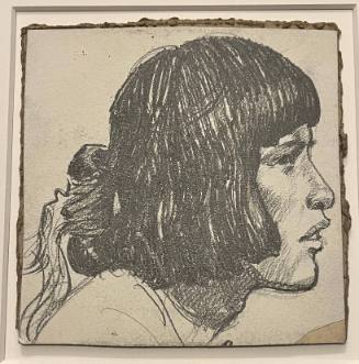 Head of a Young Brave in Profile