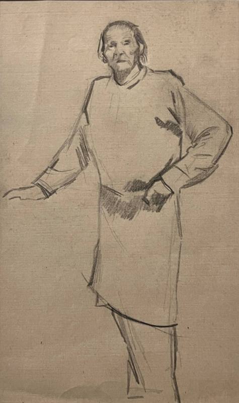 Standing Taos Indian Man