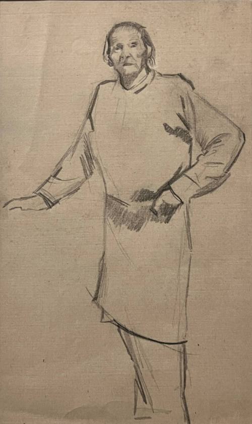 Standing Taos Indian Man