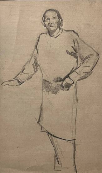 Standing Taos Indian Man