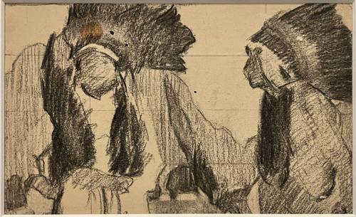 Taos Indians in War Bonnet