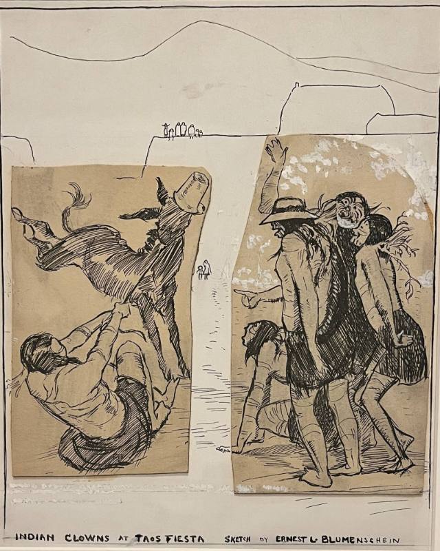 Indian Clowns at Taos Fiesta