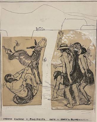 Indian Clowns at Taos Fiesta